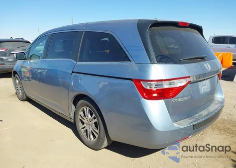 2012 Honda Odyssey Ex-L из США, поврежденный, VIN 5FNRL5H67CB003052